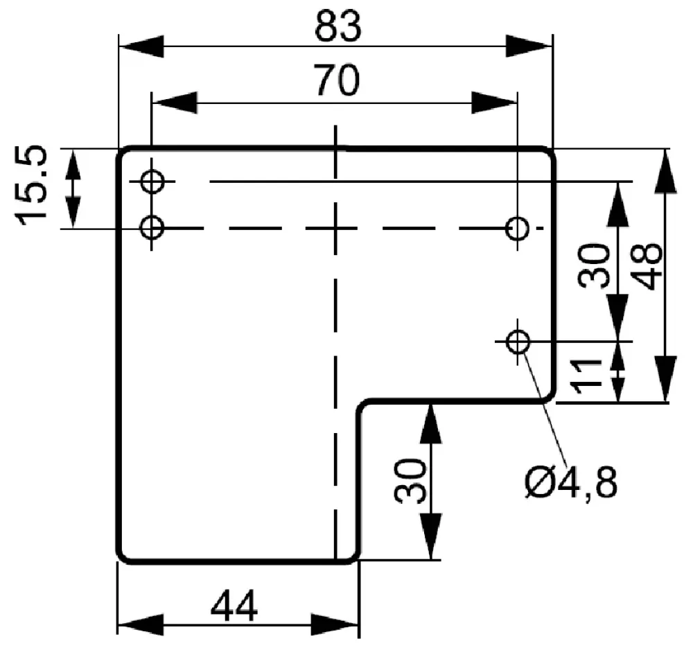 Alco Isolierstoffkonsole Raumthermostat 803777